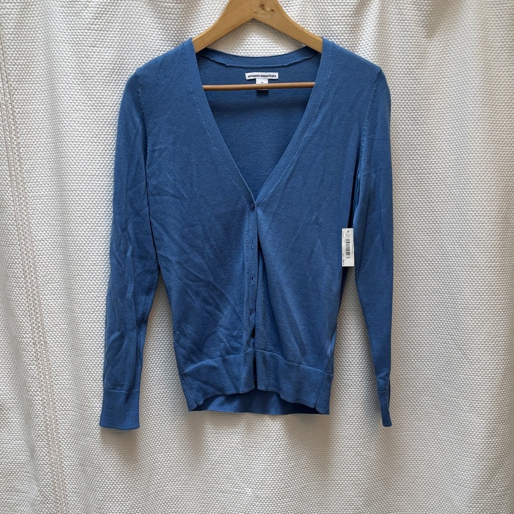Amazon Essentials Women's Blue Cardigan
